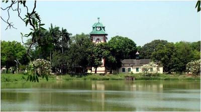 Bidisha Lake with the Iconic Clocktower